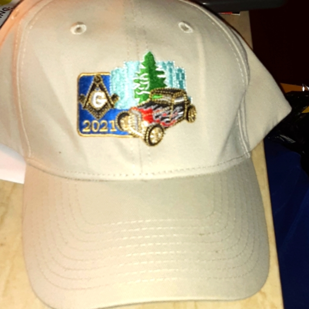 HIT WEAR MASONIC HOT ROD HAT NRMINT CONDITION